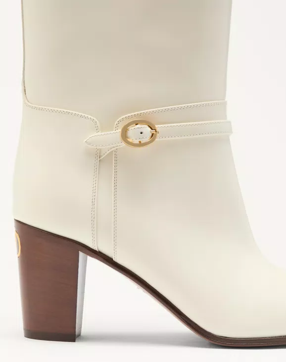 Valentino Pattie Calfskin Boot 75Mm - Image 4